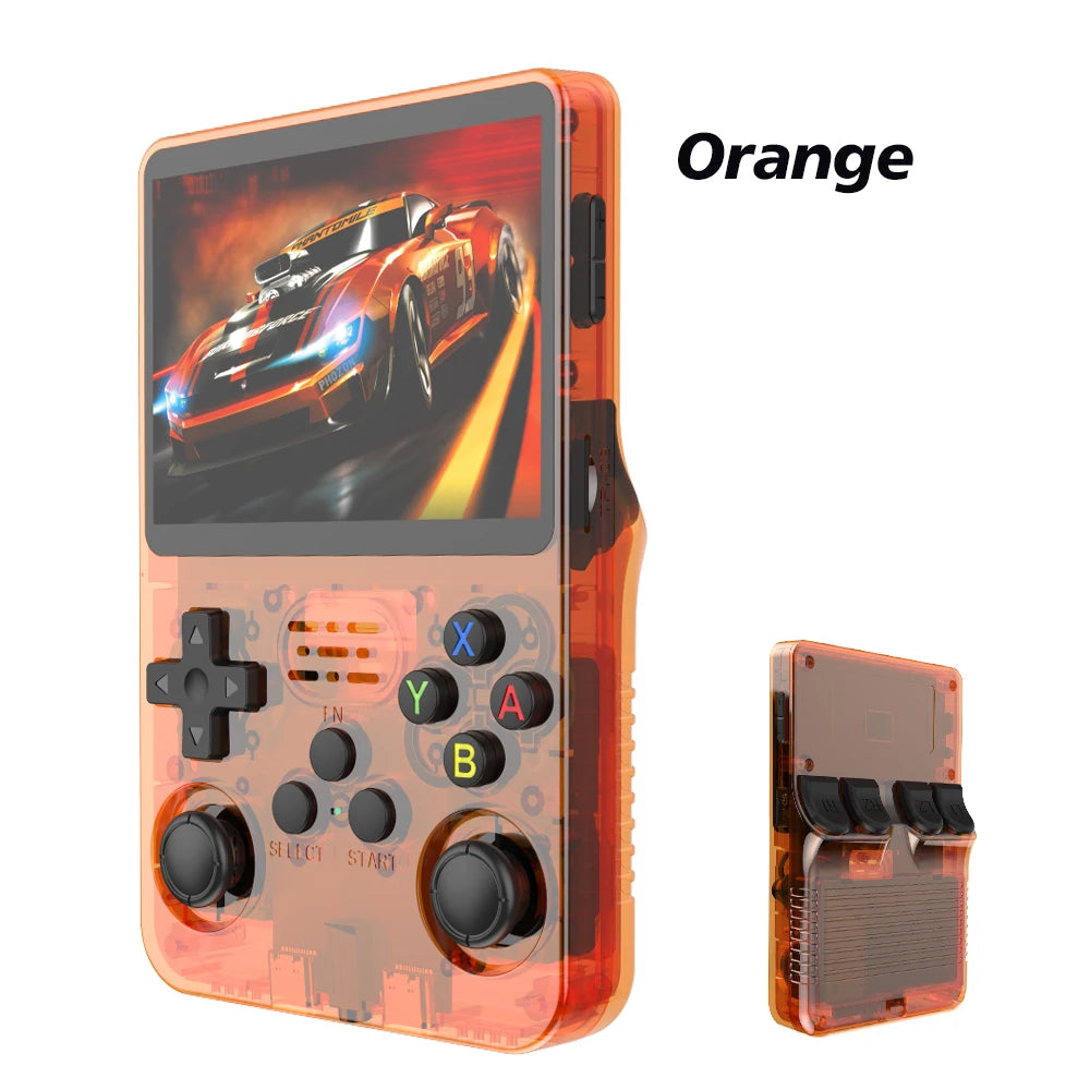 Original R36S Retro Handheld Video Game Console Linux System 3.5 Inch IPS Screen R35s Pro Portable Pocket Video Player 64GB Games 1G Ram