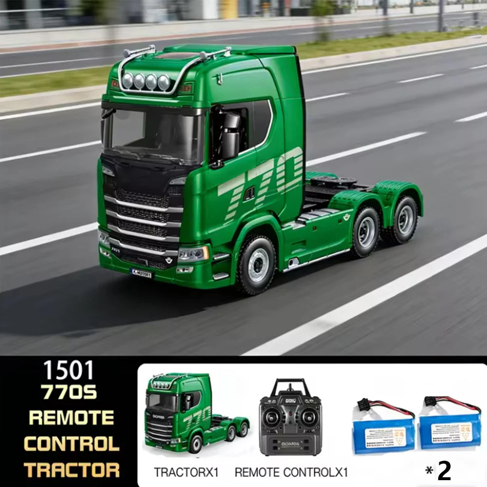 1501 770S 1502 1/18 RC Tractor 2.4G 19CH RC Engineering Trailer Truck with Lights and Sound System RC Car Model Toy Gift  HUINA 1592 1:14 Scale RC Excavator 22 Channels