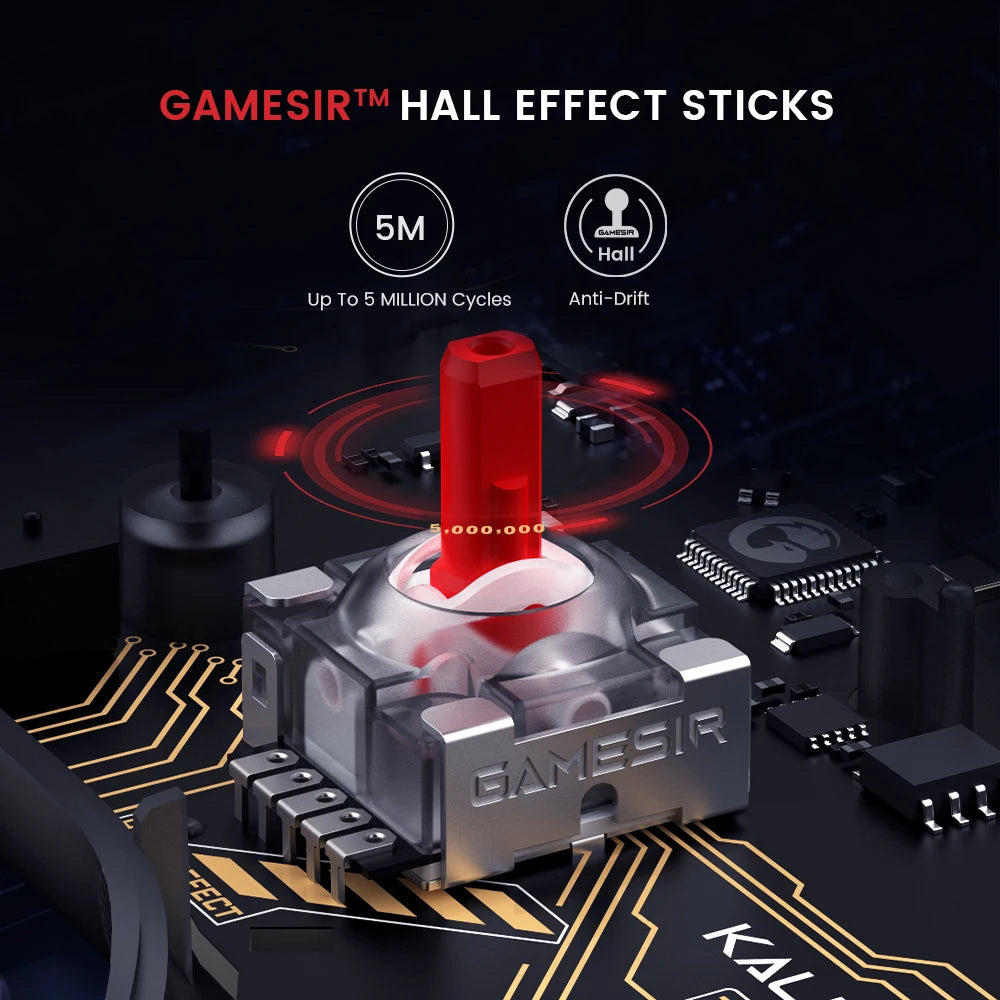 GameSir Kaleid Flux Xbox Controller Hall Effect Gamepad for Xbox Series X, Xbox Series S, Xbox One Game Console PC Joystick