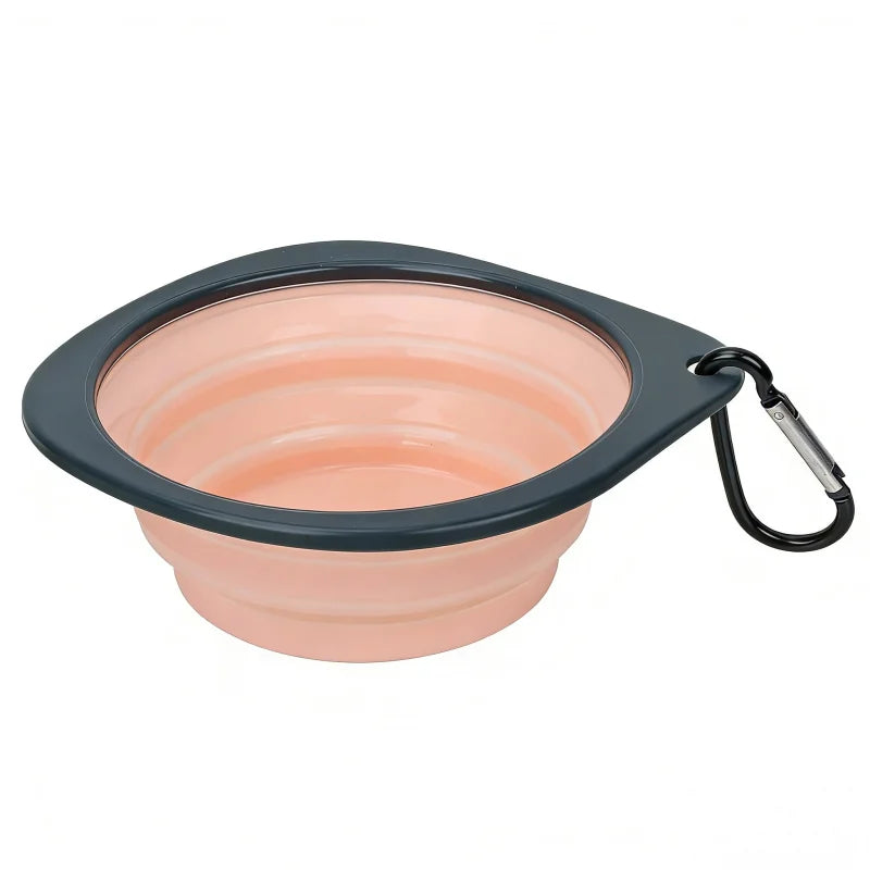 Pet Portable Folding Bowl Outdoor Dog Food Telescopic Pet Bowl Water Bowl Pet Food Container Collapsible Cat Travel Pet Feeder