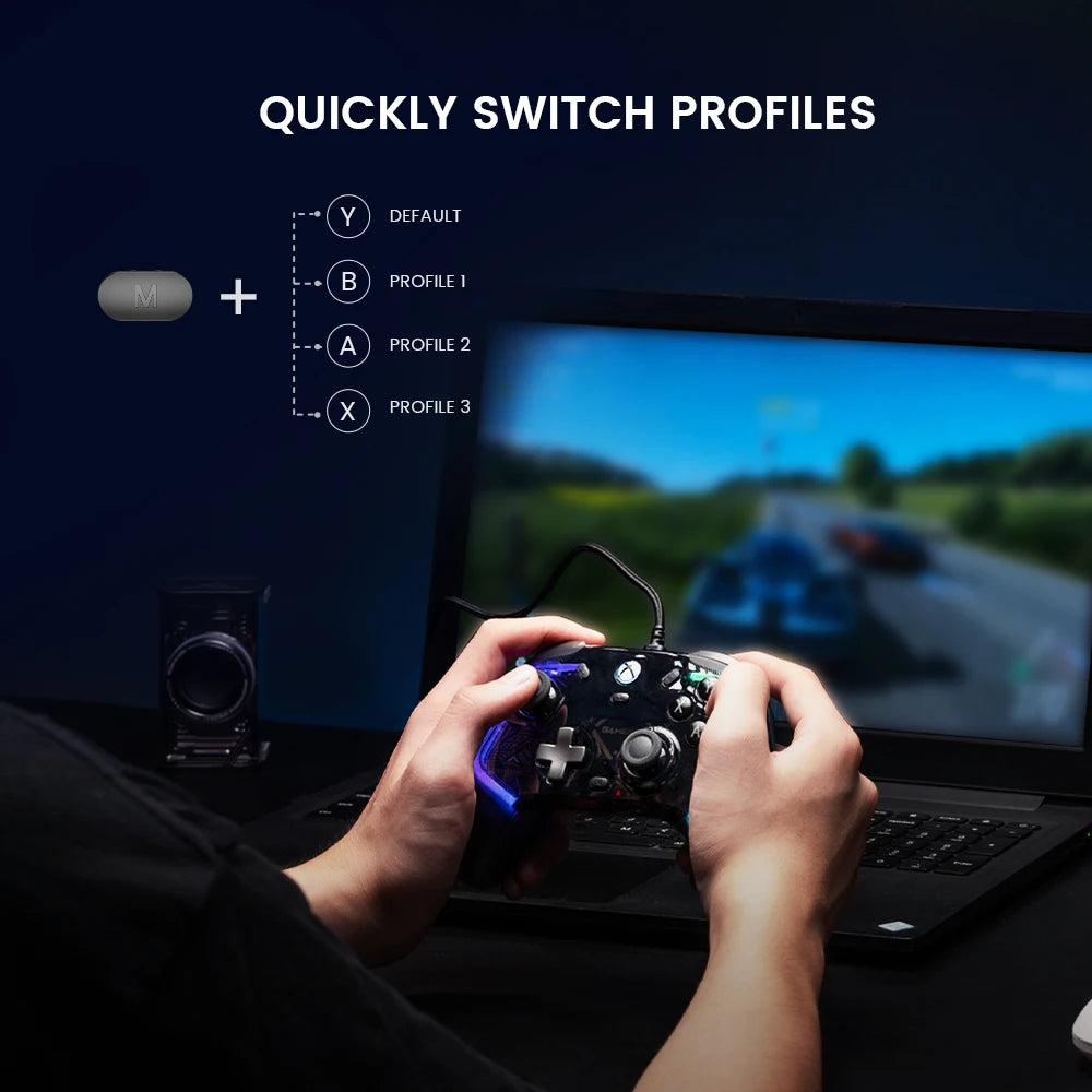 GameSir Kaleid Flux Xbox Controller Hall Effect Gamepad for Xbox Series X, Xbox Series S, Xbox One Game Console PC Joystick