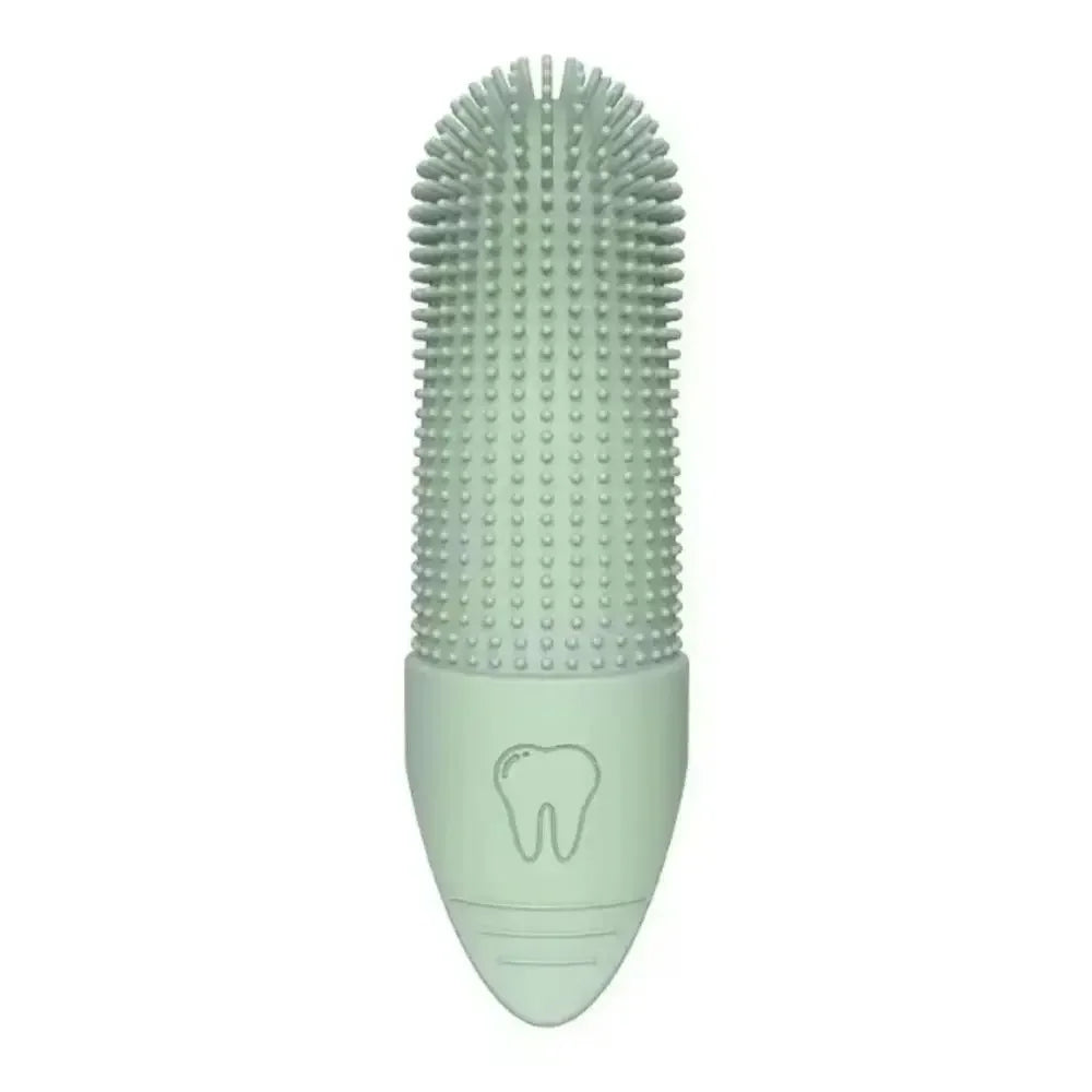 Dog Toothbrush, 360° Cleaning Finger Toothbrush for Dogs, Food Grade Silicone Dog Finger Toothbrush for Dogs & Cats Dental Care