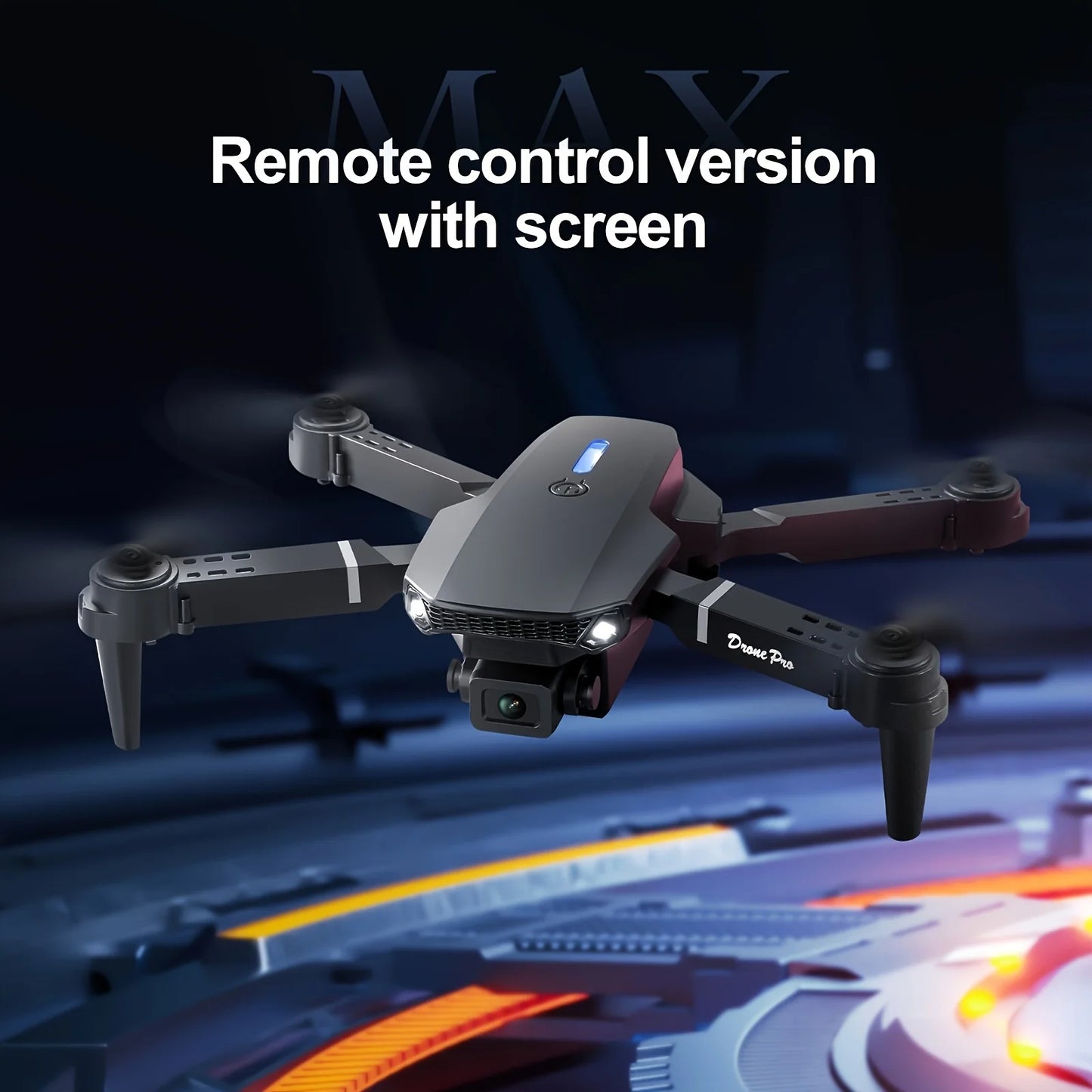 The 2026 Upgraded E88PRO MAX Foldable Drone Features Dual Cameras, Extra Batteries, an 8K Screen for Remote Control, and One-click Return-to-home Functionality. Suitable for Beginners, I