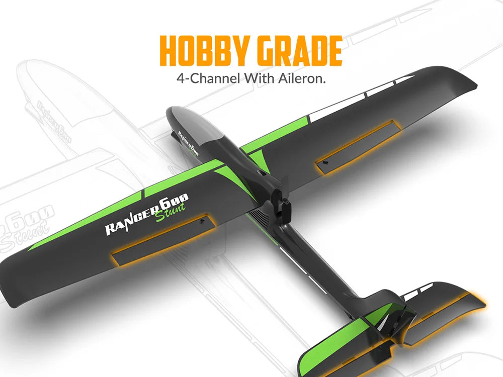 VolantexRC 76102SR Ranger 600 EPP 2.4GHz 4CH 6-Axis Gyro One Key Aerobatics XPilot Stabilization System RC Airplane Glider RTF