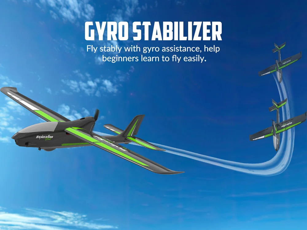 VolantexRC 76102SR Ranger 600 EPP 2.4GHz 4CH 6-Axis Gyro One Key Aerobatics XPilot Stabilization System RC Airplane Glider RTF