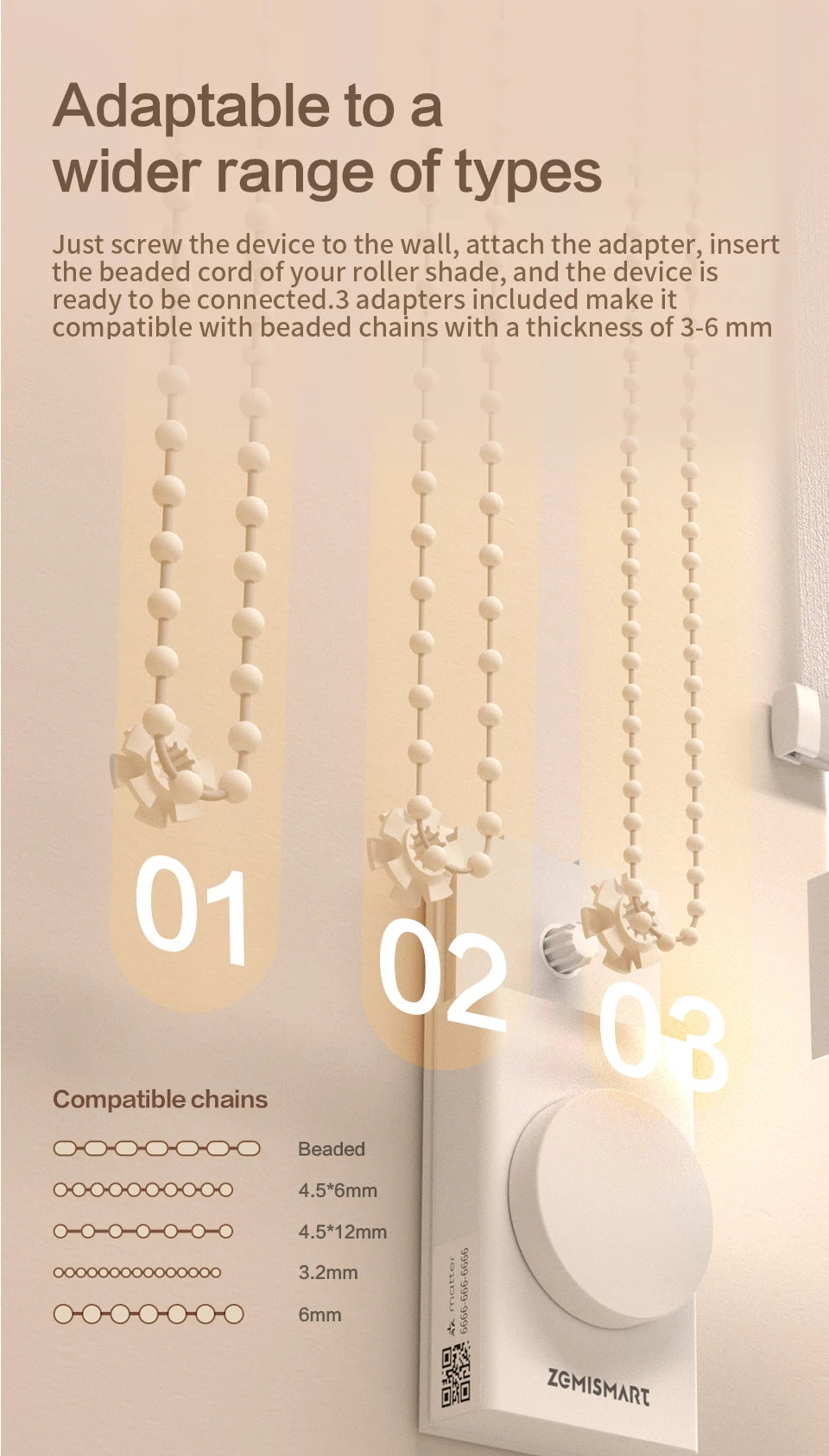 Electric Honeycomb Shade Roller Blinds Driver Matter Thread Works with Alexa HomeKit Google Home Assistant SmartThings