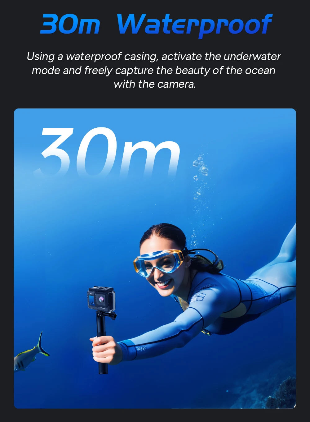SJCAM SJ6 Pro 4K Dual Screen Action Camera Waterproof Touch Screen Sport Cam WiFi Night Vision 6-Axis Gyro Stabilization