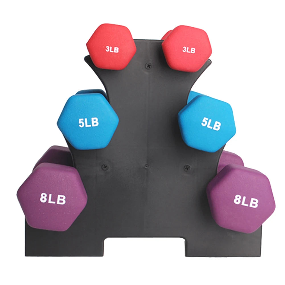 Dumbbell Rack 3 Tier Weight Storage Organizer Compact Weight Rack for Dumbbells Small for Home Gym Organization