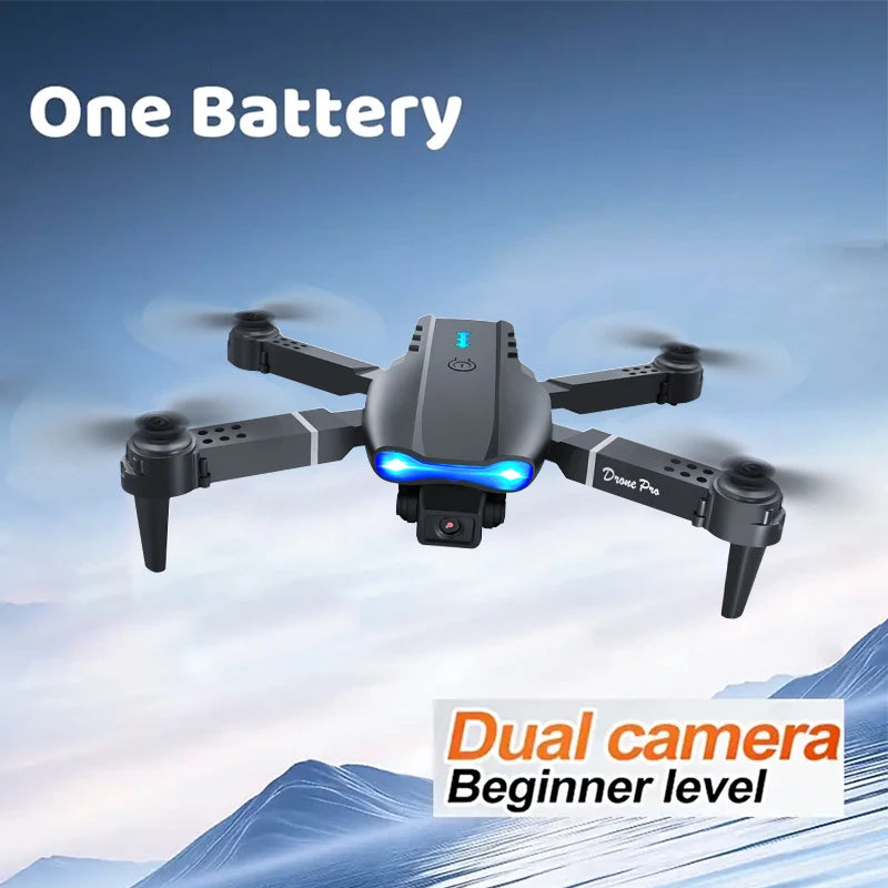 ZNLYRION Dual Camera FPV Drone Optical Flow Hover Foldable RC Quadcopter APP Path Flight Beginner Drone Toy