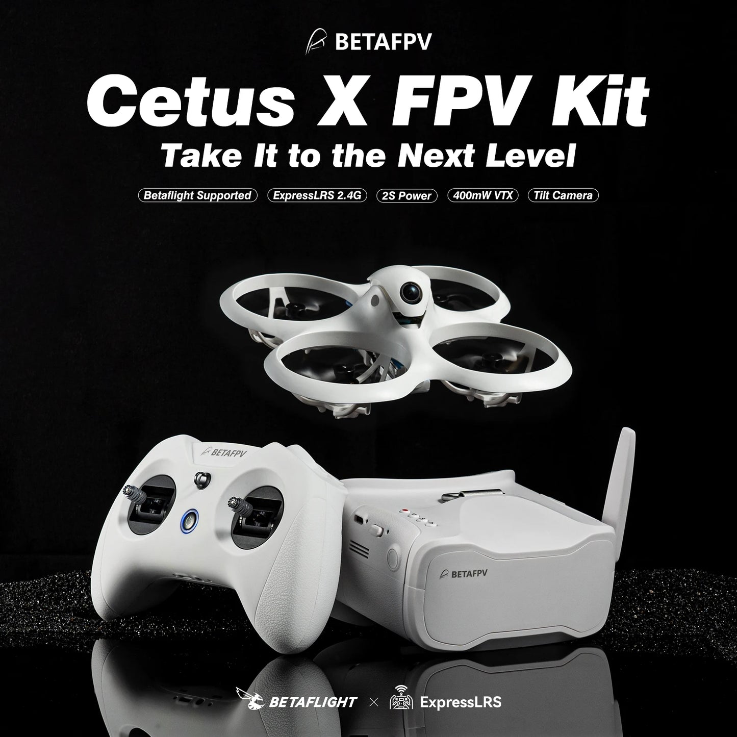 Cetus X FPV Kit Racing Drone 3 Radio Transmitter VR03 FPV Goggles C04 RC Quadcopter Mini Drone Toys as Gift