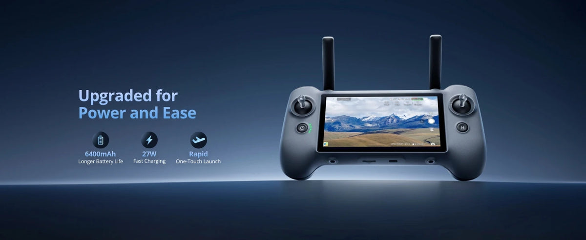 C0 ATOM 2 Drone with PTD 1 Remote Control 4K Video, 8K Photo Camera 10KM 2.7K Vertical Shoot, AI Night Shoting AI Track