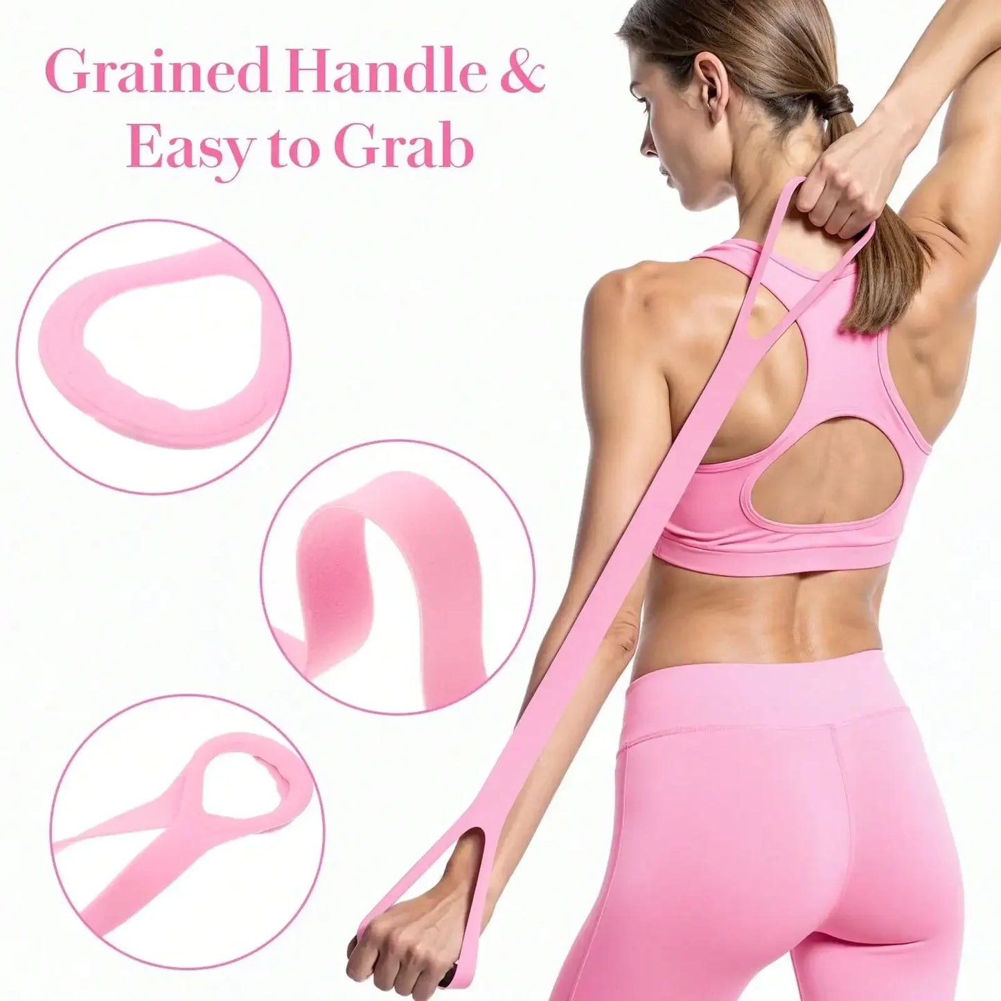 2026 3pcs Exercise Band, Figure 8 Fitness Resistance Band, Arm Back Shoulder Training Elastic Ropes, Silicone Resistance Band For Chest Expander, Yoga Gym