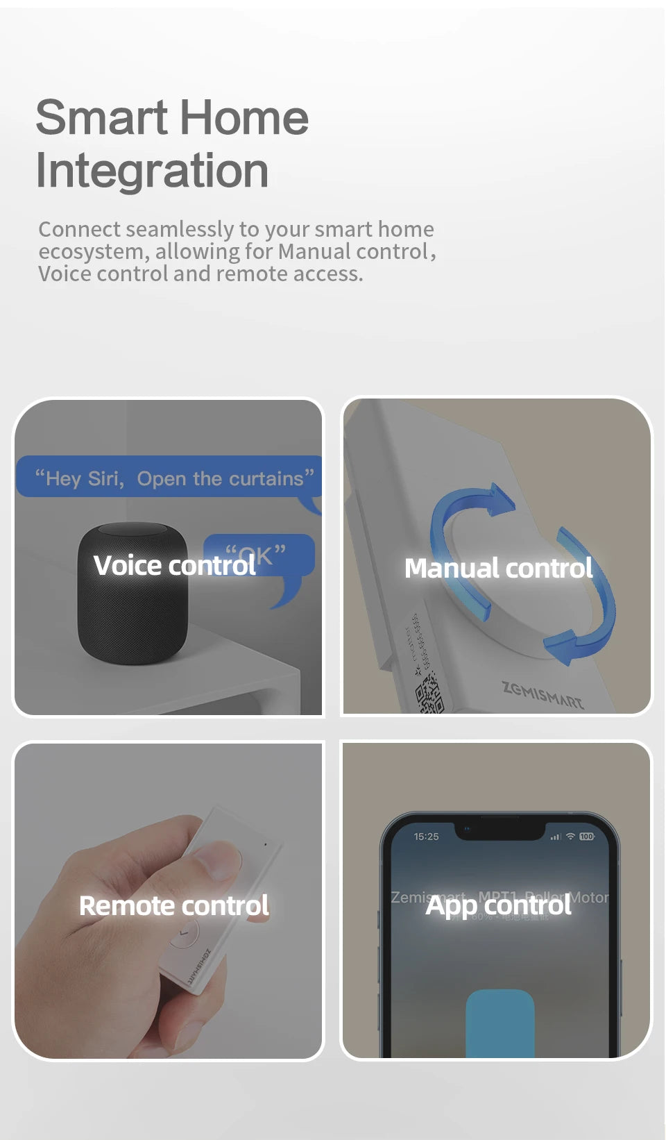 Electric Honeycomb Shade Roller Blinds Driver Matter Thread Works with Alexa HomeKit Google Home Assistant SmartThings