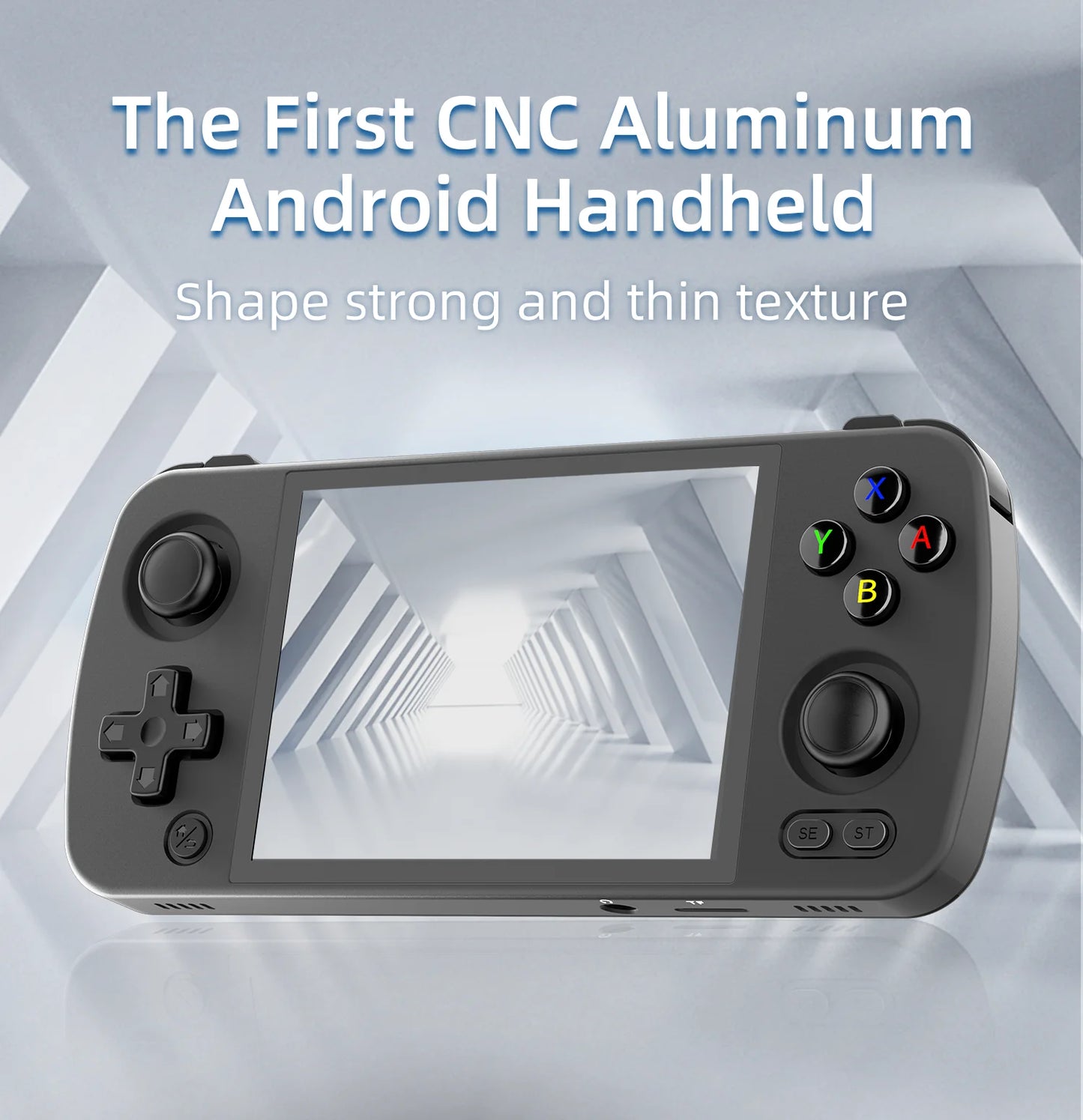 RG405M Metal Handheld Game Console Android 12 System Unisoc Tiger T618 4 Inch IPS Screen Game Player Support OTA Update