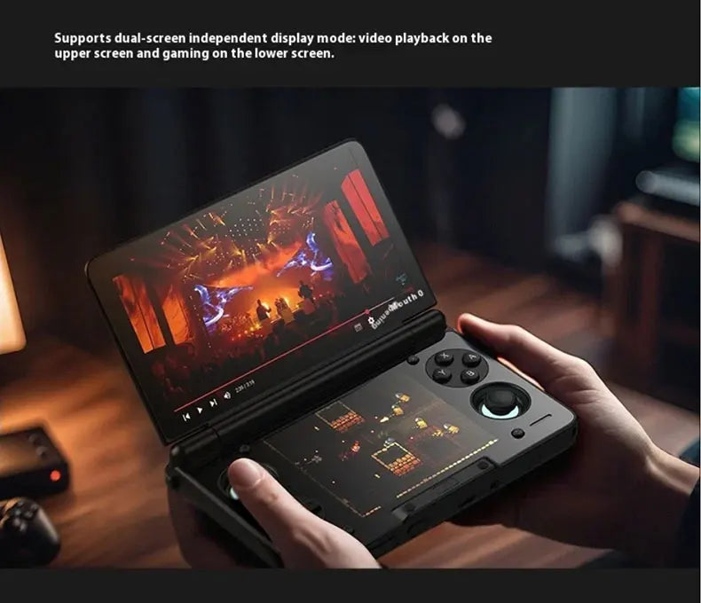 AYN Thor 6'' OLED Dual Screen Gaming Handheld Qualcomm Snapdragon CPU Android13 6000mAh Battery Hall Stick Game Console