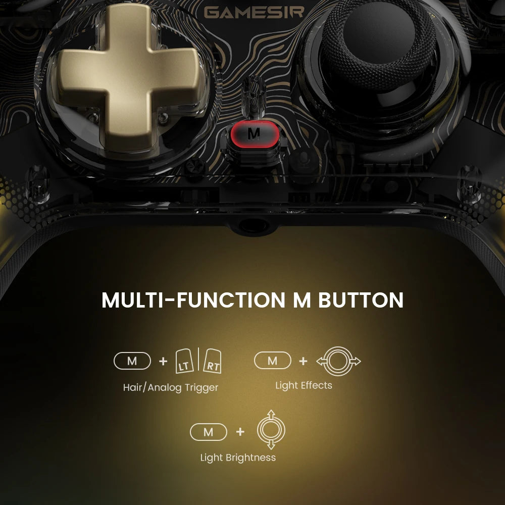 GameSir Kaleid Flux Xbox Controller Hall Effect Gamepad for Xbox Series X, Xbox Series S, Xbox One Game Console PC Joystick