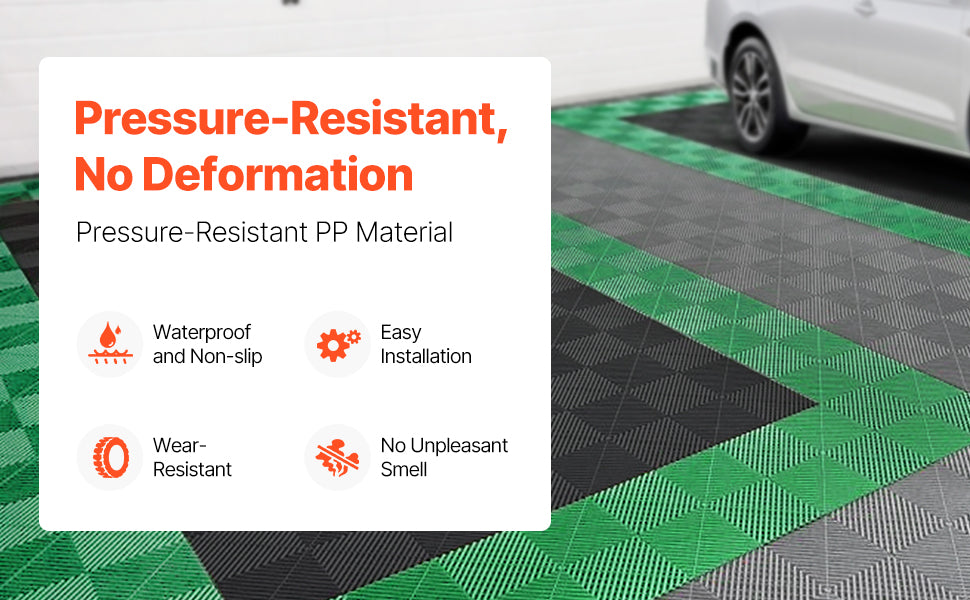 Interlocking Drainage Mat 12inx12in 12/24/40/50/55 Pcs Splicing Mats Non-Slip PP Drainage Floor Tile & Shower Mat